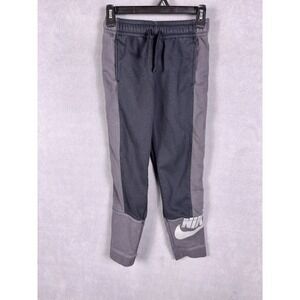 Nike Boys Amplify Joggers Smoke Gray And Black Logo Size Medium
